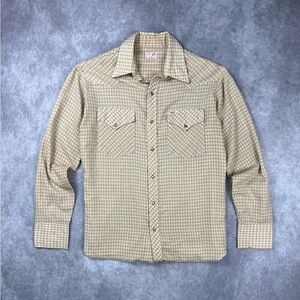 Vintage GWG Western Shirt Pearl Snap M Size